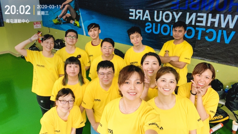 員工羽球社成立